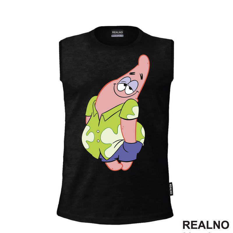 Patrik Se Stidi - Sundjer Bob - Sponge Bob - Crtani Filmovi - Majica