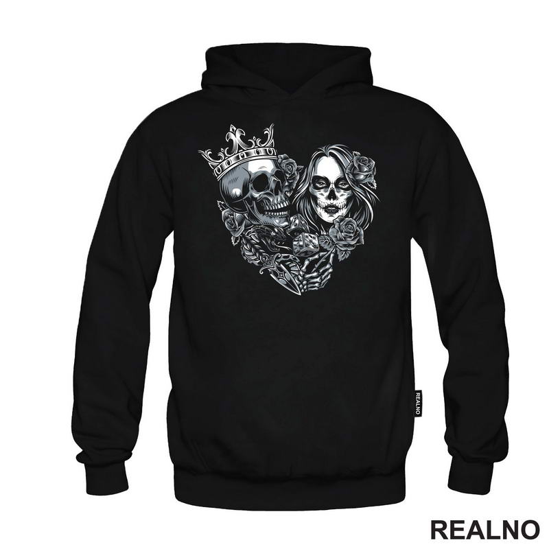 Lobanje I Ljubav - Skull - Art - Majica