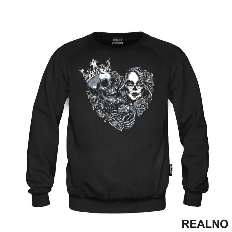 Lobanje I Ljubav - Skull - Art - Majica