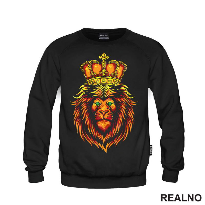 Sa Krunom - Lav - Lion - Životinje - Majica