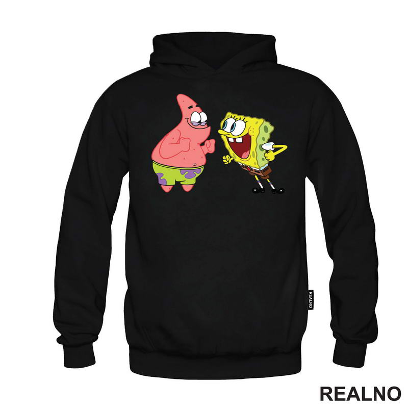 Raduju se - Patrik - Sundjer Bob - Sponge Bob - Crtani Filmovi - Majica