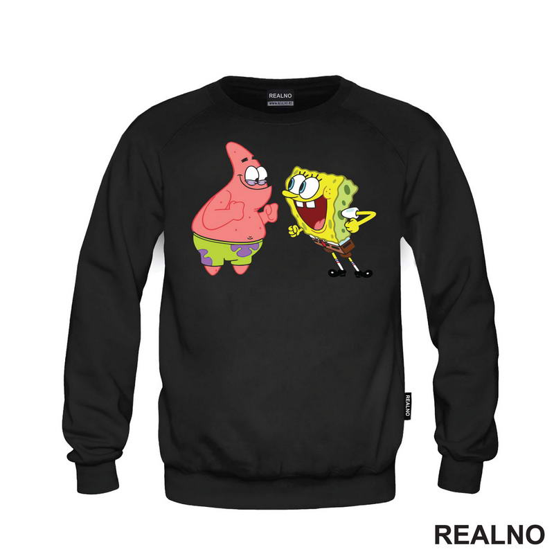 Raduju se - Patrik - Sundjer Bob - Sponge Bob - Crtani Filmovi - Majica