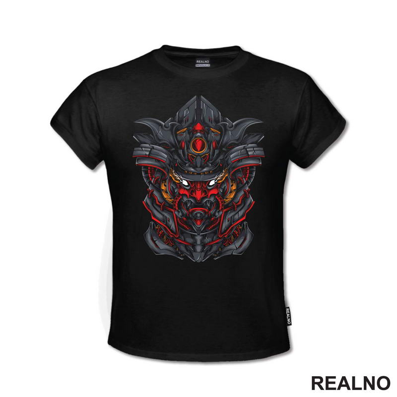 With White Fiery Eyes - Samurai - Majica