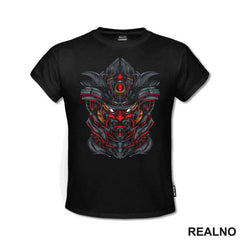 With White Fiery Eyes - Samurai - Majica