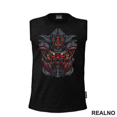 With White Fiery Eyes - Samurai - Majica
