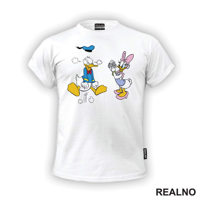 Donald i Dejzi Se Slikaju - Crtani Filmovi - Majica