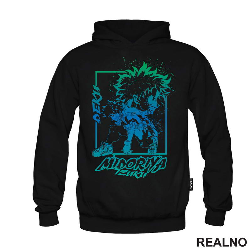 Deku - Green And Blue - My Hero Academia - Majica