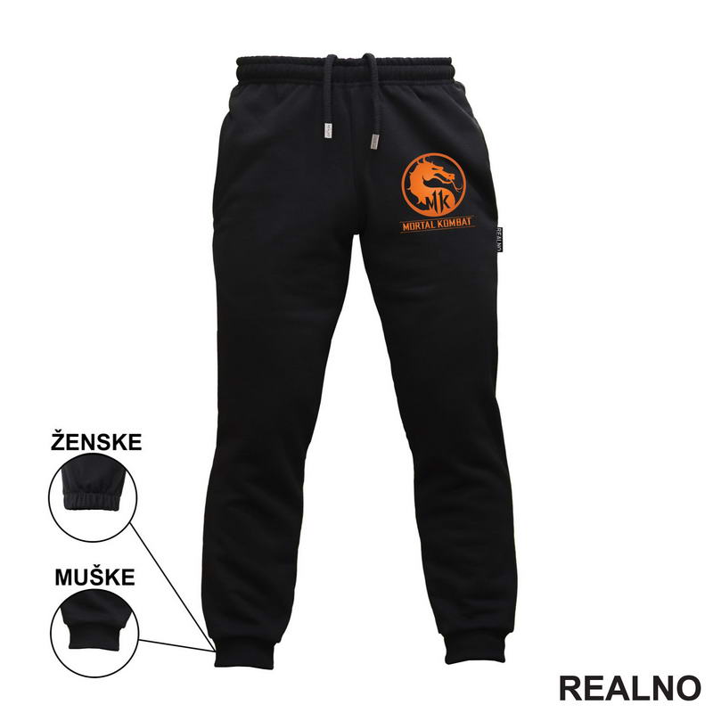 Orange Logo - Mortal Kombat - Majica