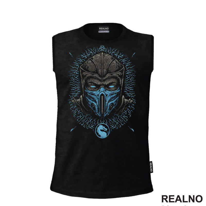 Sub Zero - Dots - Head - Mortal Kombat - Majica
