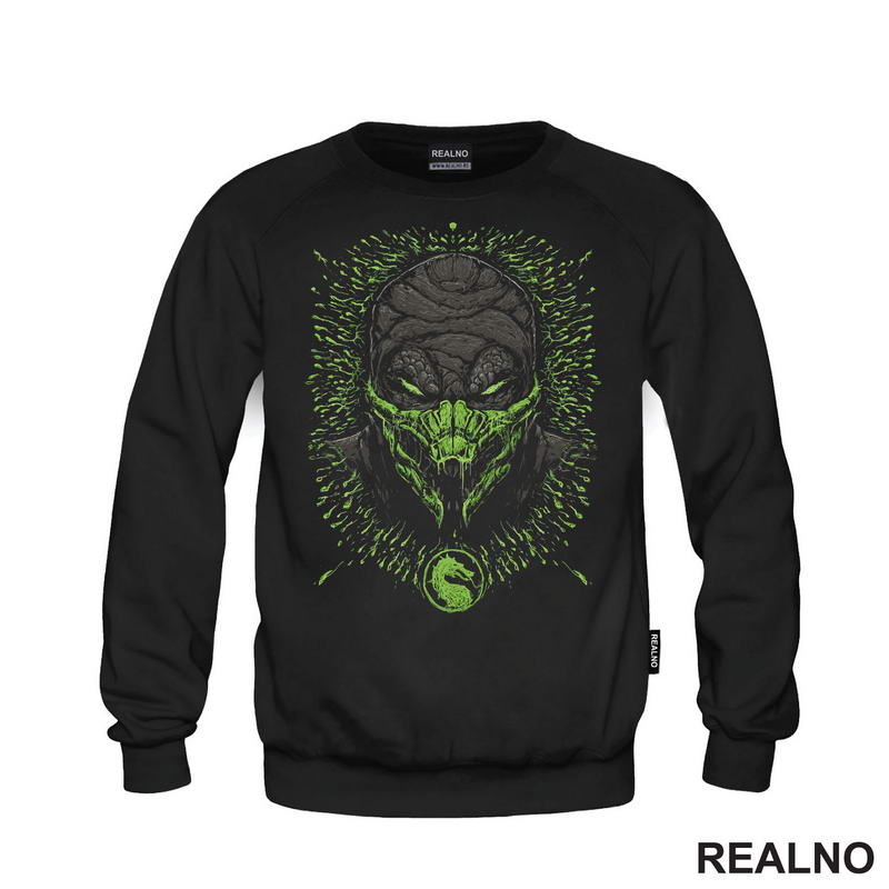 Reptil - Dots - Head - Mortal Kombat - Majica