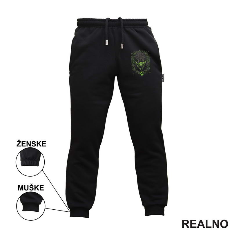 Reptil - Dots - Head - Mortal Kombat - Majica