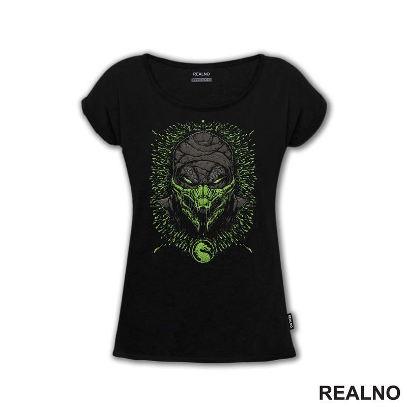 Reptil - Dots - Head - Mortal Kombat - Majica