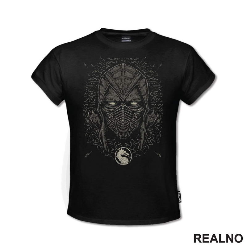 Noob Saibot - Dots - Head - Mortal Kombat - Majica