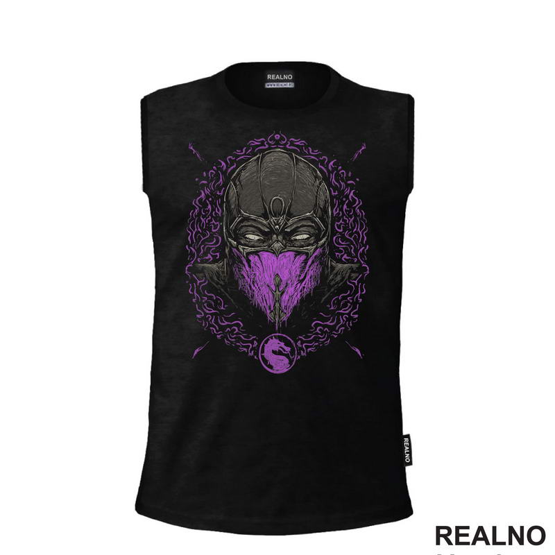 Rain - Dots - Head - Mortal Kombat - Majica
