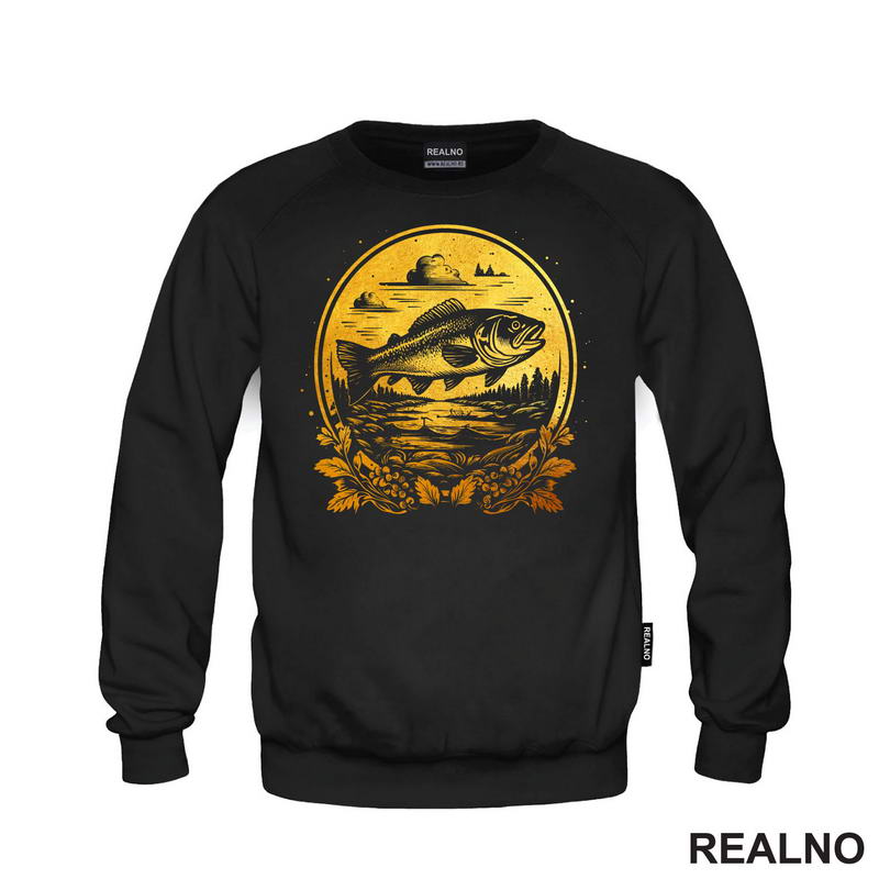 Zlatna Riba - Pecanje - Fishing - Majica