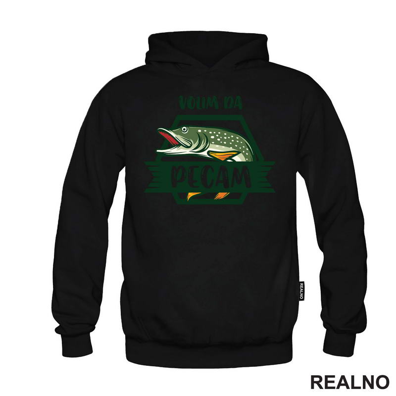 Volim Da Pecam - Štuka - Pecanje - Fishing - Majica
