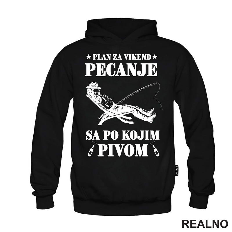 Plan Za Vikend - Pecanje - Fishing - Majica