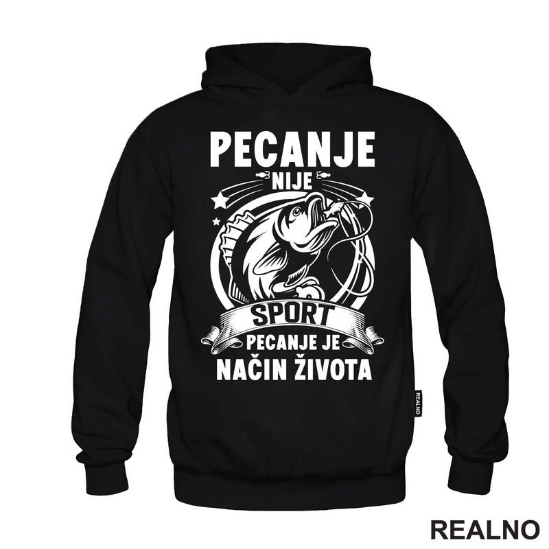 Nije Sport Već Način Života - Pecanje - Fishing - Majica