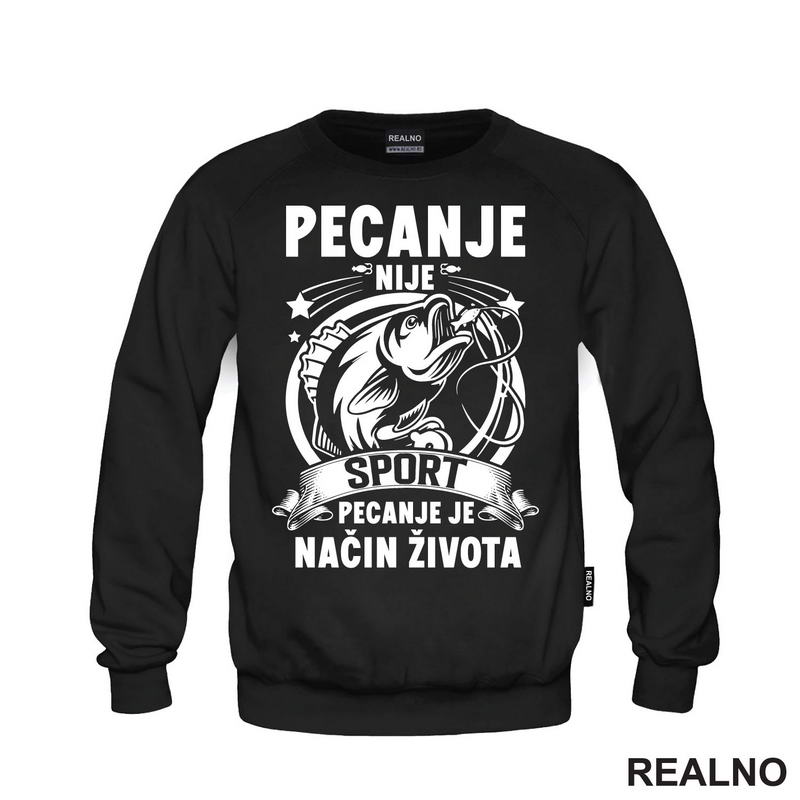 Nije Sport Već Način Života - Pecanje - Fishing - Majica