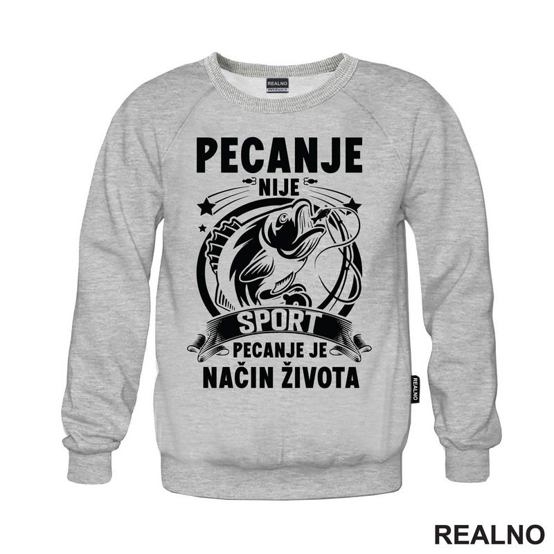 Nije Sport Već Način Života - Pecanje - Fishing - Majica