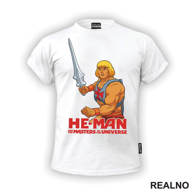 He Man Sa Dignutim Mačem - Masters of the Universe - Majica
