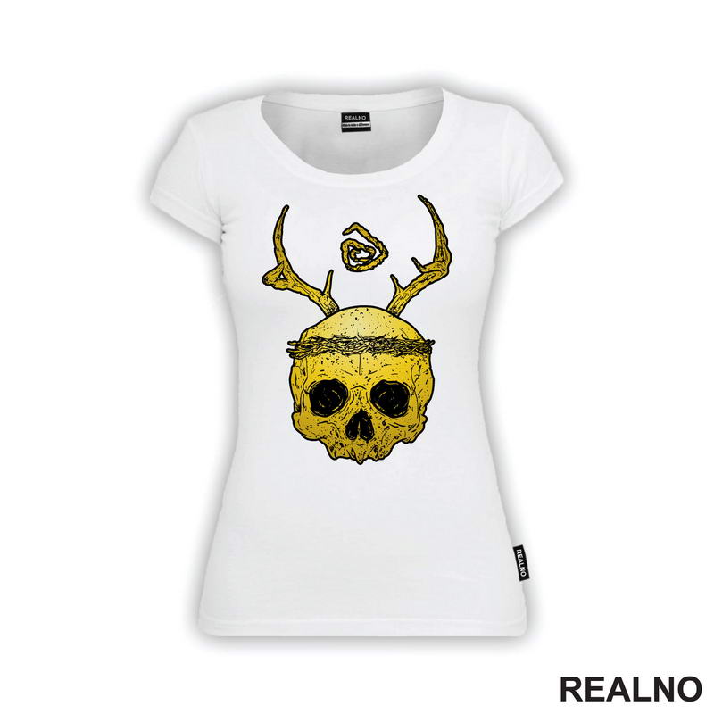 Yellow Skull - True Detective - Majica