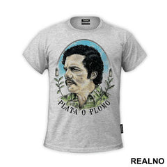 Pablo Portrait Money Shirt - Narcos