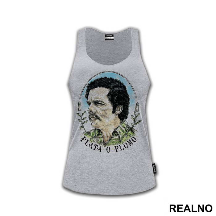 Pablo Portrait Money Shirt - Narcos