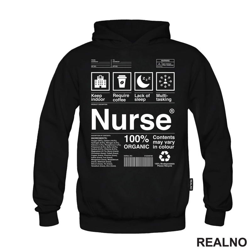 Sastav - Nurse - Medicinska Sestra - Majica