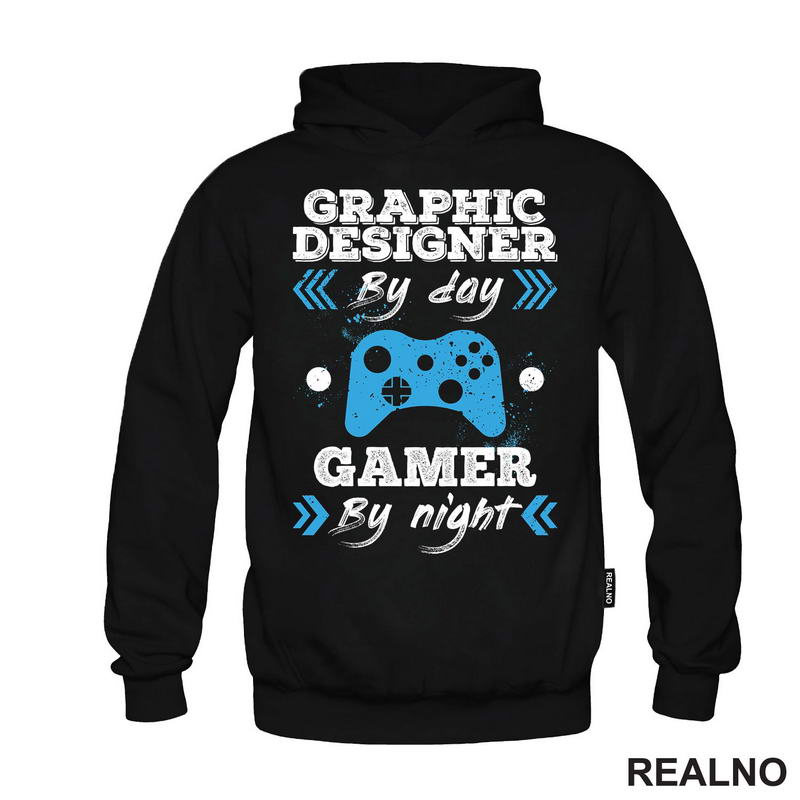 Graphic Designer By Day - Gamer By Night - Geek - Majica