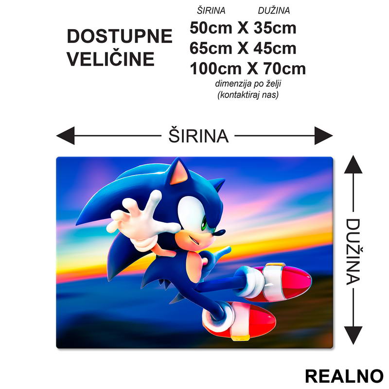 Colors - Sonic - Podmetač za sto