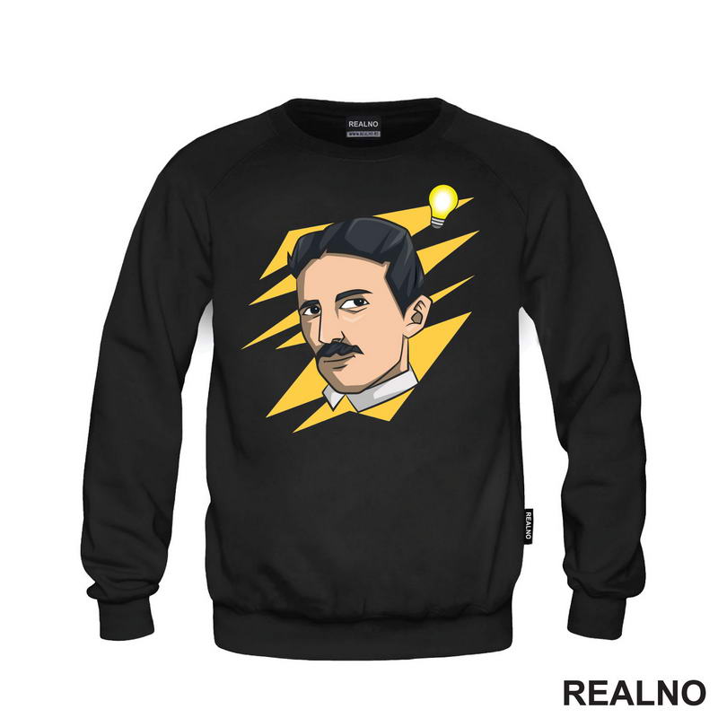 Nikola Tesla - Sijalica I Struja - Majica