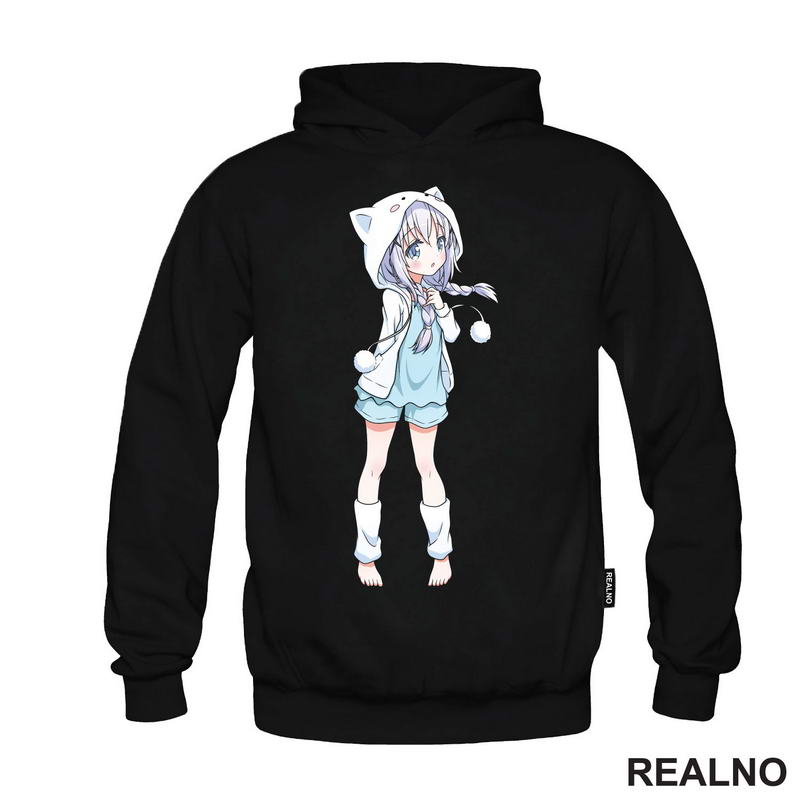 Cute Anime Girl Standing - Anime - Majica