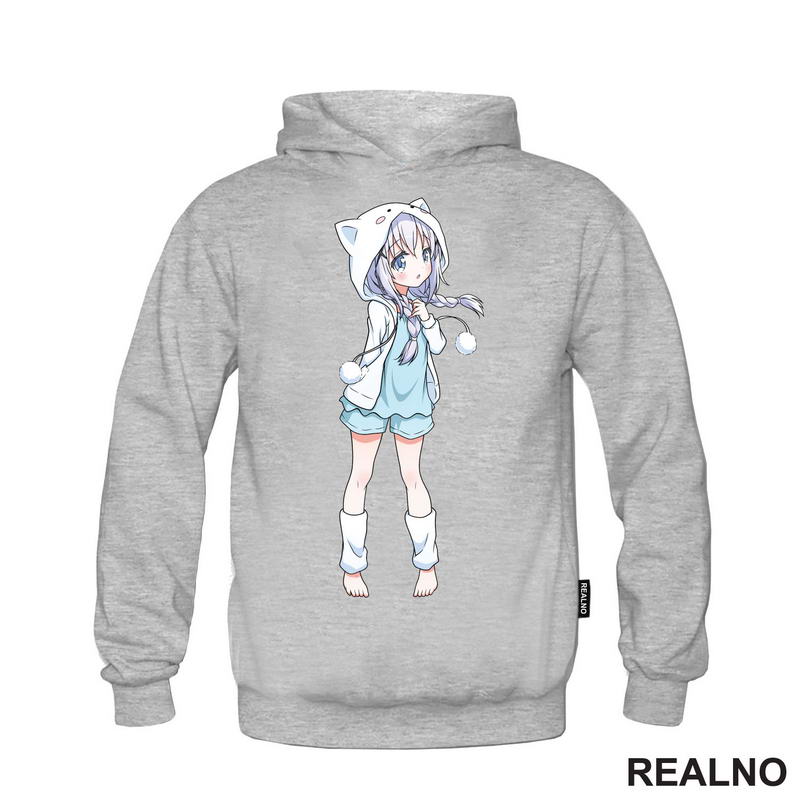 Cute Anime Girl Standing - Anime - Majica
