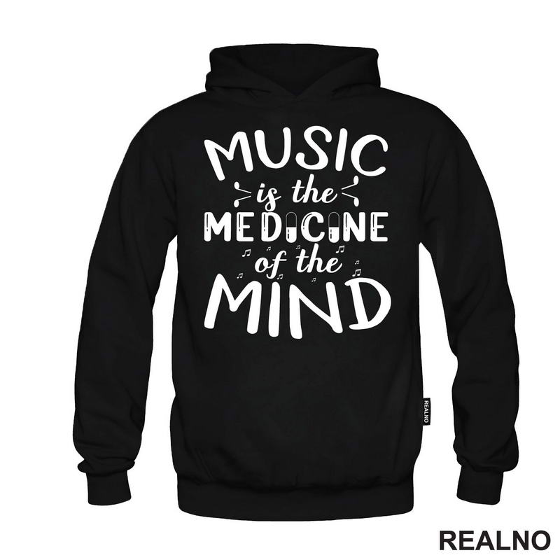 Music Is The Medicine Of The Mind - Muzika - Majica