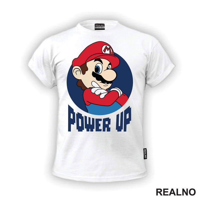 Power Up - Super Mario - Majica
