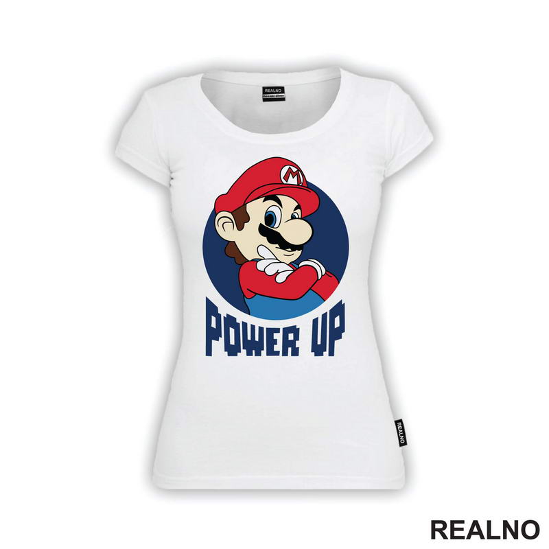 Power Up - Super Mario - Majica