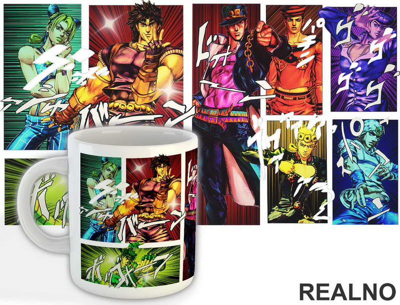 Characters - Jojo's Bizarre Adventure - Šolja