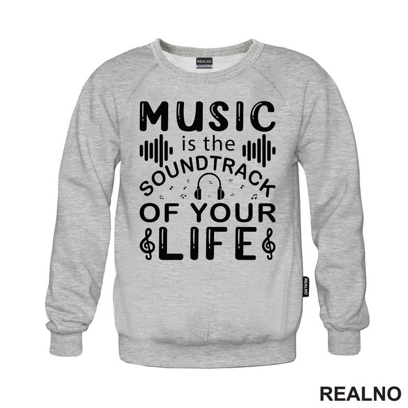 Music Is The Sound Track Of Your Life - Muzika - Majica