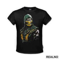 Scorpion Green Lines - Mortal Kombat - Majica