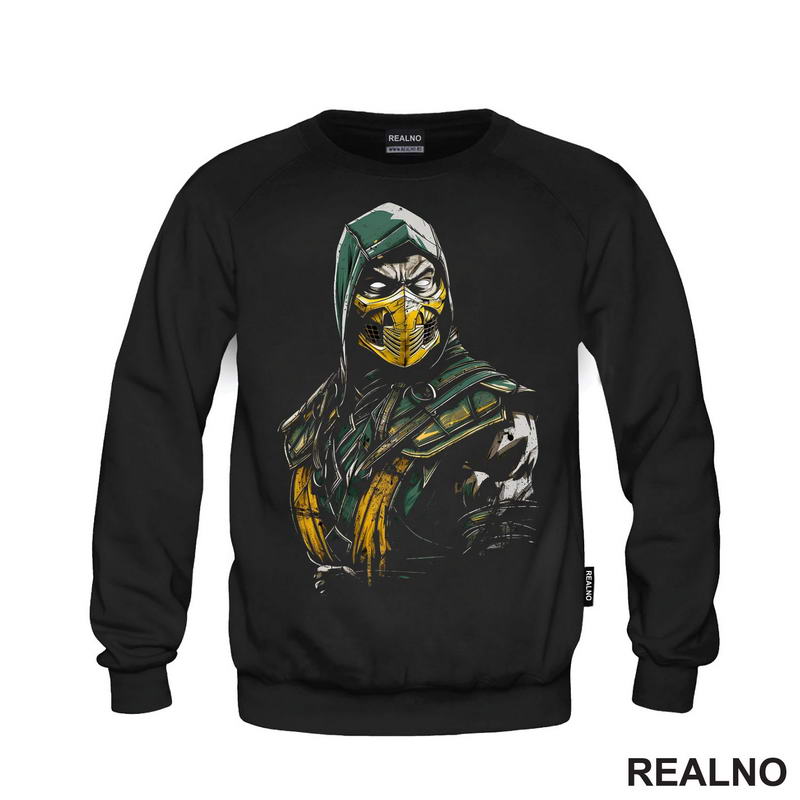 Scorpion Green Lines - Mortal Kombat - Majica