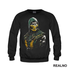Scorpion Green Lines - Mortal Kombat - Majica