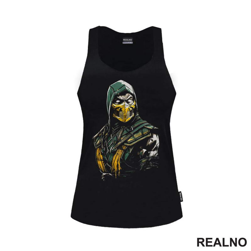 Scorpion Green Lines - Mortal Kombat - Majica