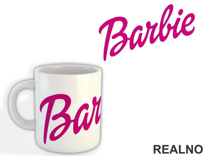 Stari Logo - Pink - Barbi - Šolja