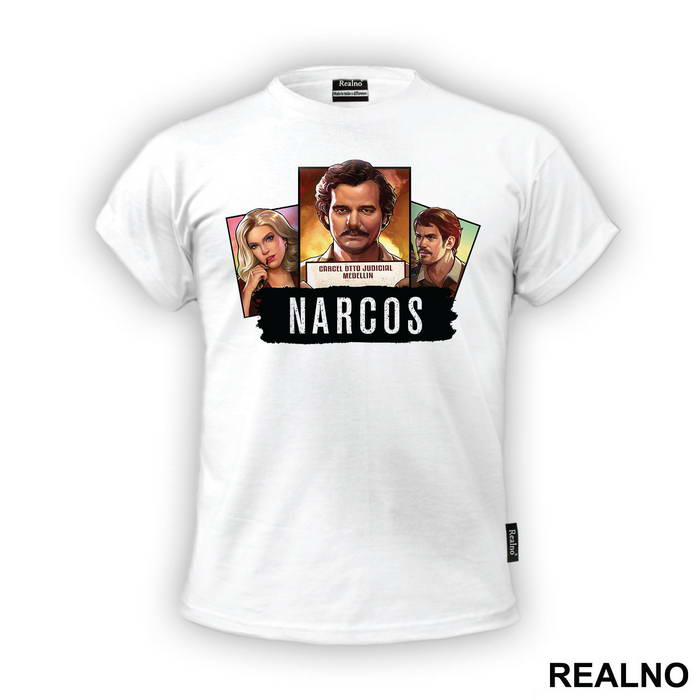 Pablo Escobar And Group Portrait - Narcos
