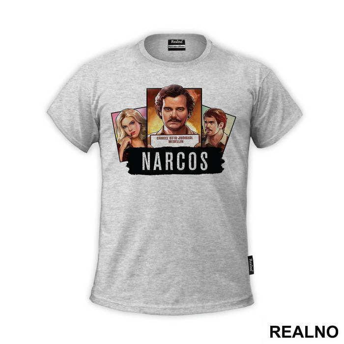 Pablo Escobar And Group Portrait - Narcos