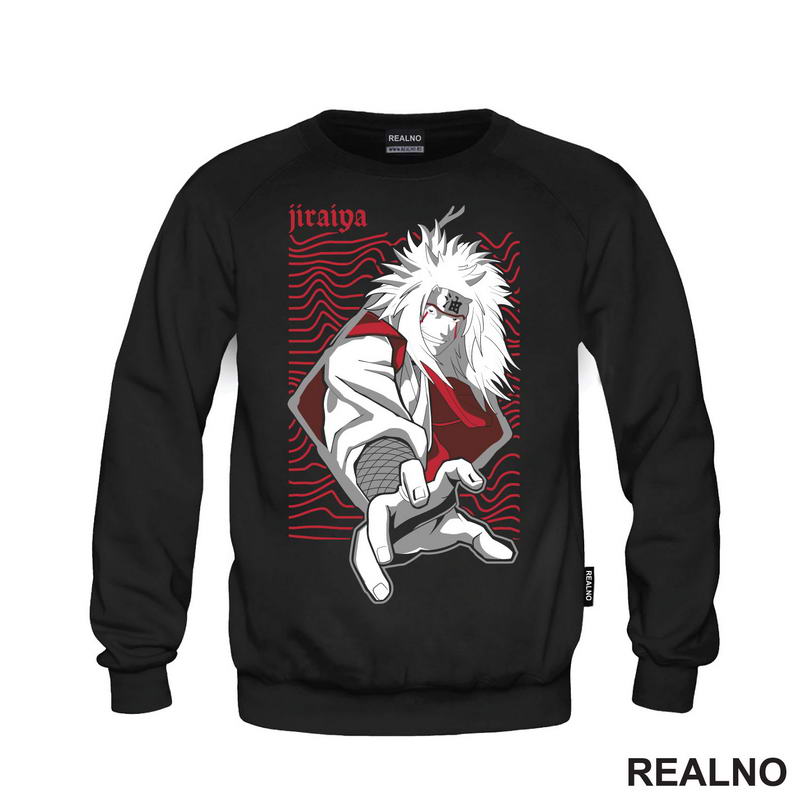 Jiraiya Red Lines - Naruto - Majica
