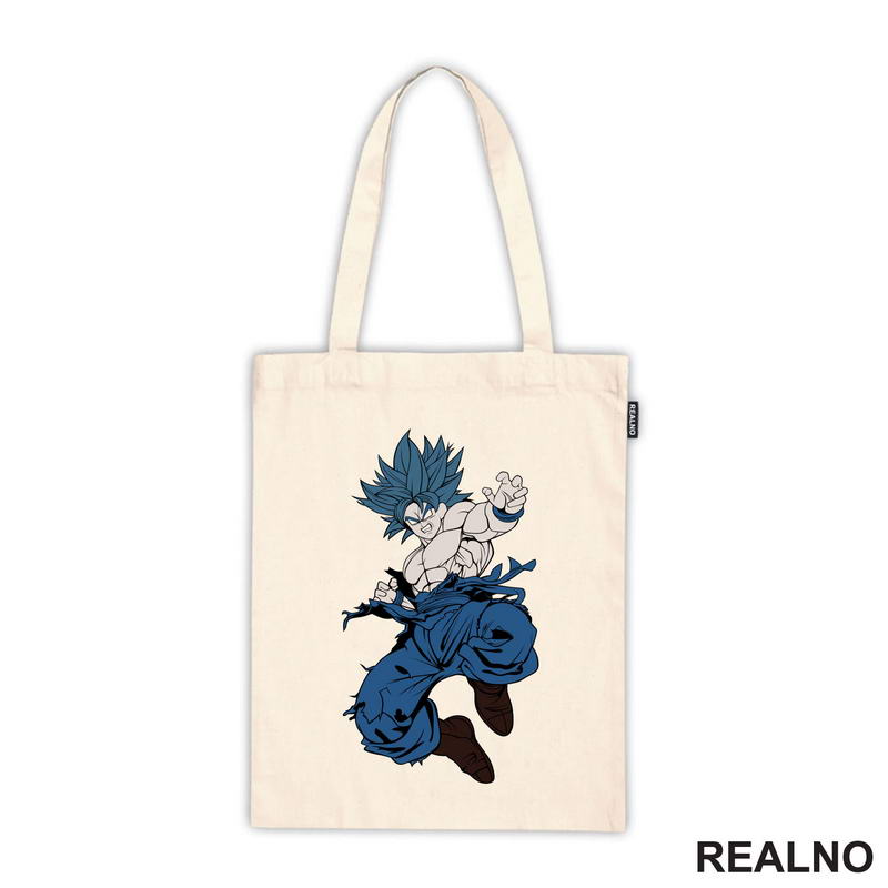Flying Attack - Blue - Goku - Dragon Ball - Majica