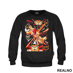 Kamehameha - Red And Orange - Goku - Dragon Ball - Majica
