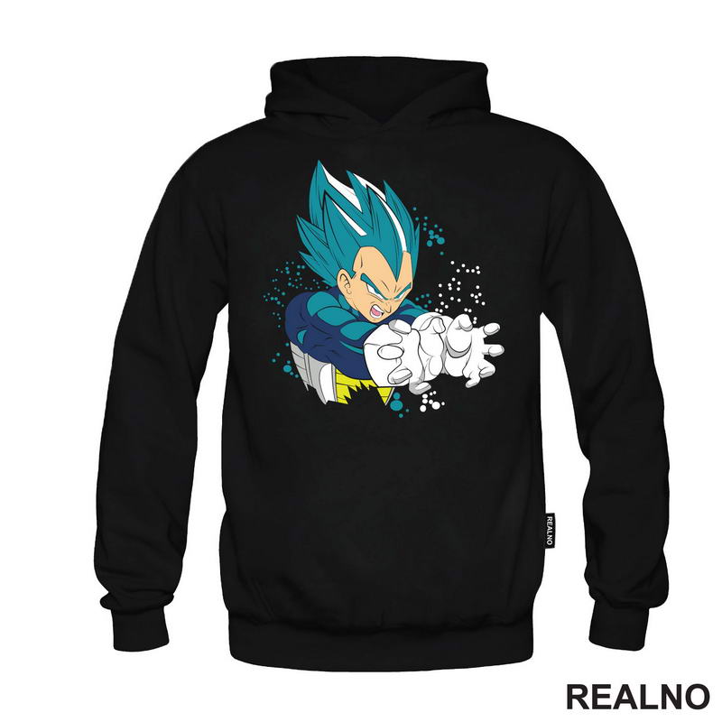 Super Saiyan - Blue - Circles - Goku - Dragon Ball - Majica